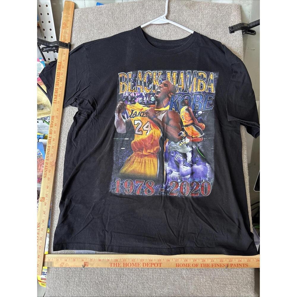 Kobe Bryant Black Mamba Los Angeles Lakers Shirt Sergio Calabasas Mens